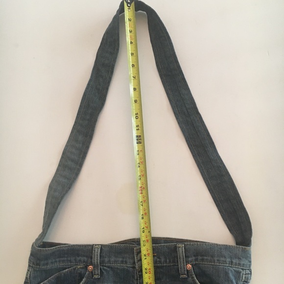 Vintage Denim Tote Cross Body Bag - Picture 5 of 8